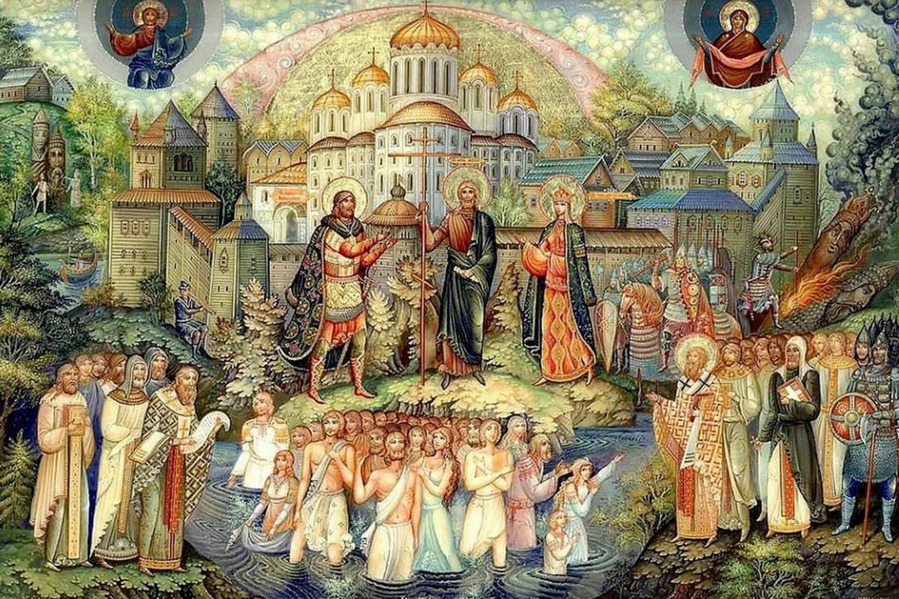 Культовый русский собор, символизирующий принятие христианства: взаимосвязанные факторы и поворотные моменты на пути христианизации России